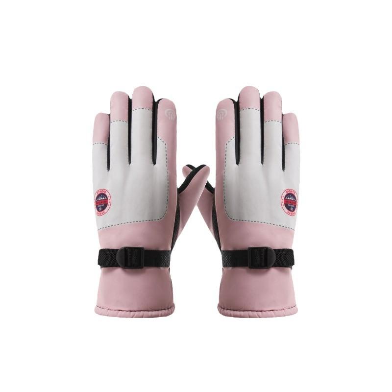 

Перчатки зимние бархатные утолщенные для улицы для езды теплые ветрозащитные от холода average size