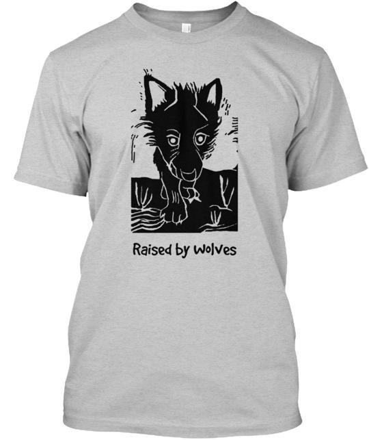 Raised By Wolves Adult Tee T-shirt S