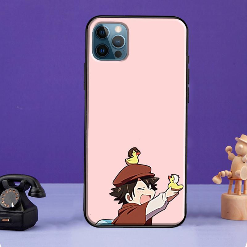 Bungou Stray Dogs Ranpo Edogawa Silicone Case For iPhone 13 Mini 11 14 12 Pro Max 7 8 Plus X XR XS Max SE 2020 Phone Shell