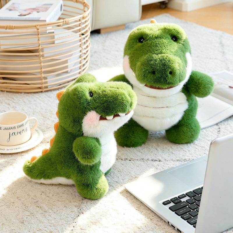 Cartoon Crocodile Plush Toy Soft Stuffed Animal Doll Creative Decorated Pillow Kawaii Room Decor Birthday Gift for Kids