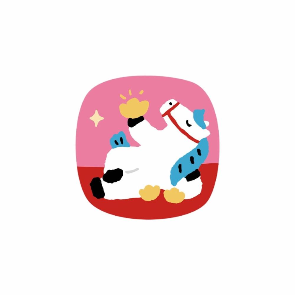 

Water Absorbent Cup Mat Cartoon Tableware Pad Cute Pony Placemat Home Decor Style 2