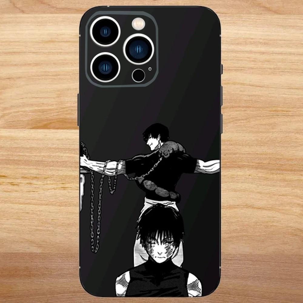 Maki Zenin Jujutsu Kaisen Phone Case For iPhone 16,15,14,13,12,11,Mini,Pro,SE,MAX White Matte Shockproof Cover iPhone12PROMAX