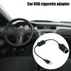 2pcs/set USB Boost Cable 5V Male To 12V Car Cigarette Lighter Socket Female Adapter Cord for Electronics Less Than 12W