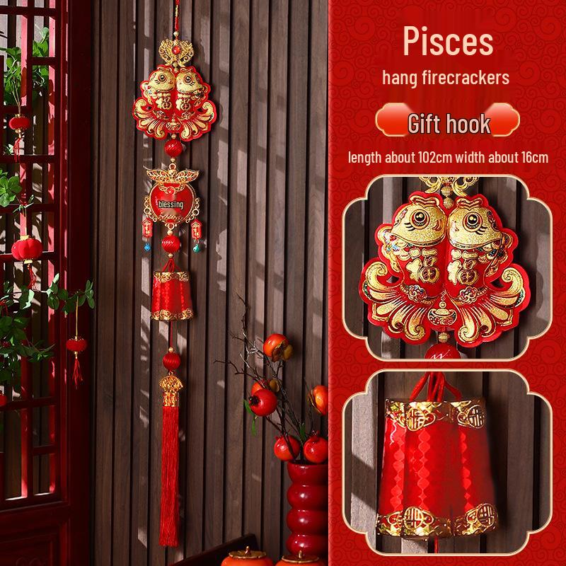 2026 Year of the Horse New Year and Spring Festival Chili Firecracker Ornaments for Living Room