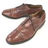 Vintage 80s-90s Allen Edmonds Byron Goodyear Welted Leather Punched Cap Toe Shoes Size 10.5D 28.0-28.5cm Brown