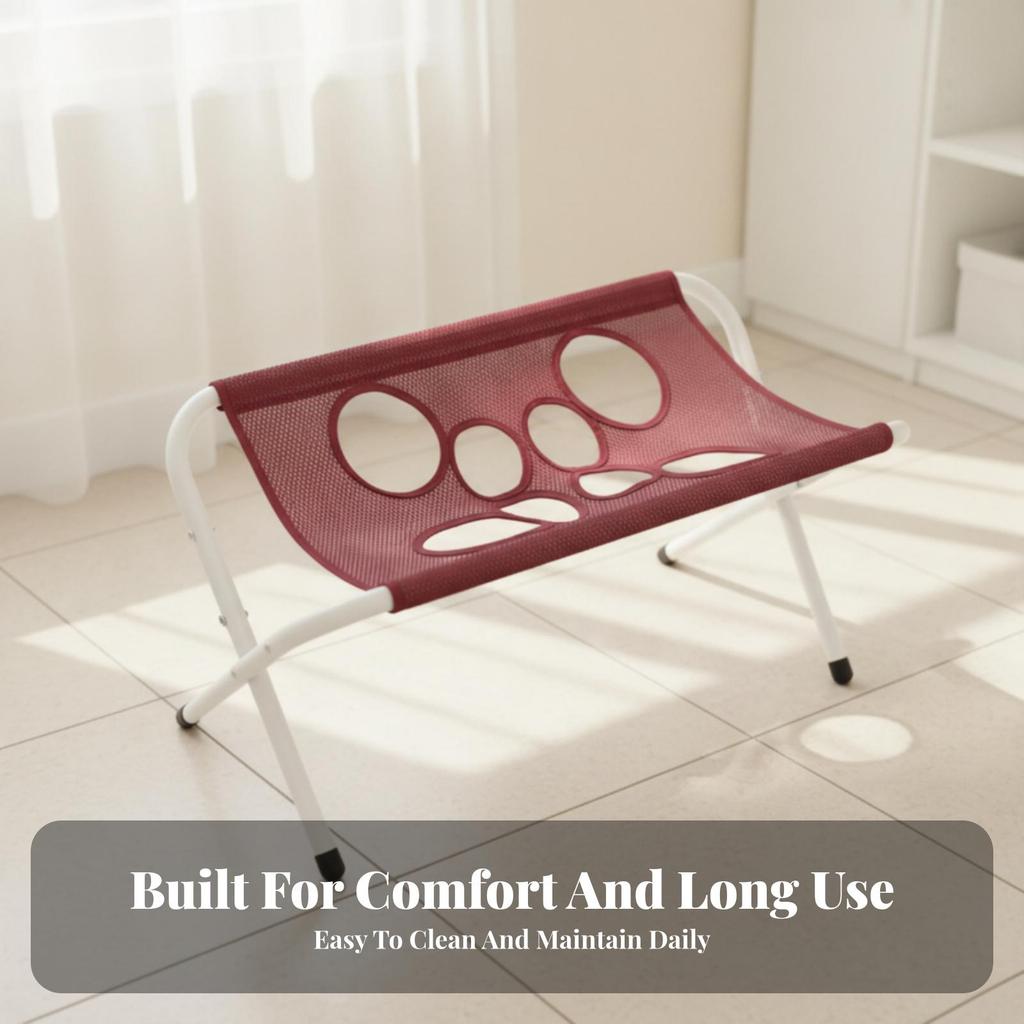 Pet Grooming Stand with Mesh Platform Freestanding for Nail Trimming