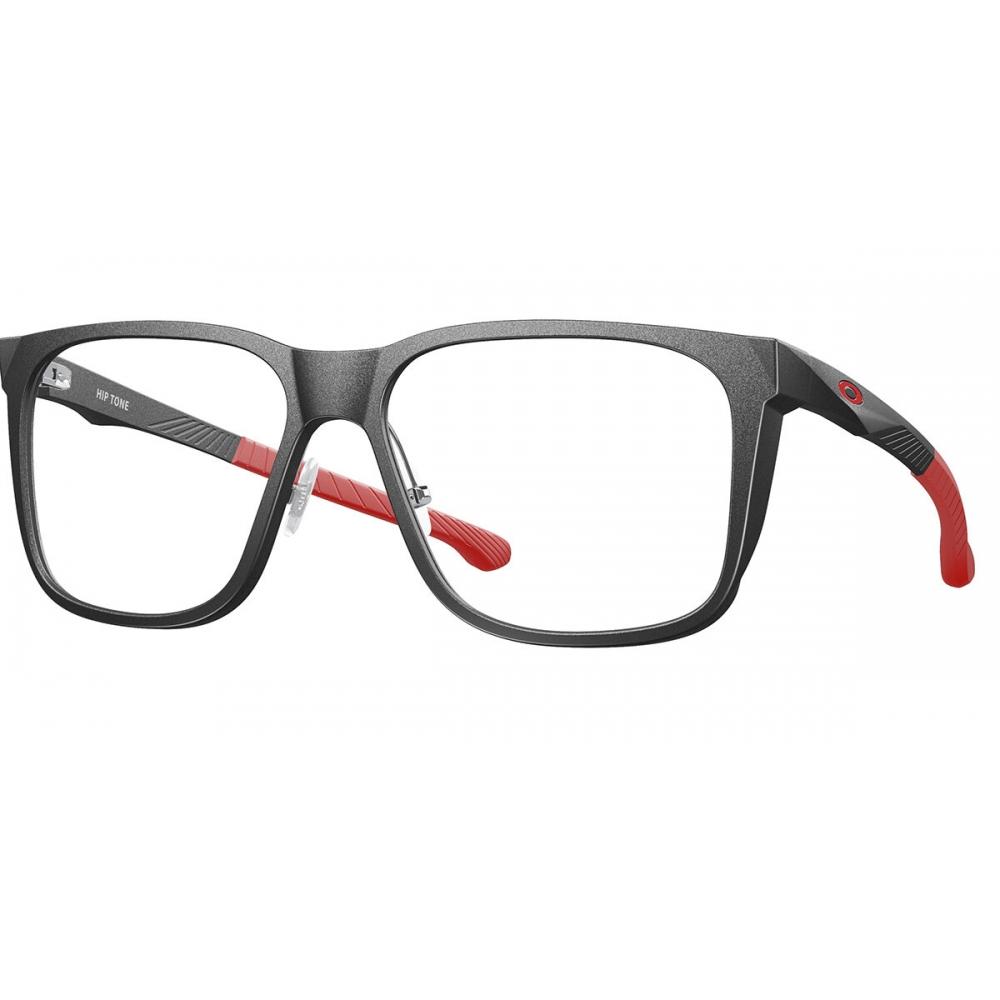 

Oakley Ox8182 Hip Tone 818204 Men Eyeglasses Black, Red/60-16-155