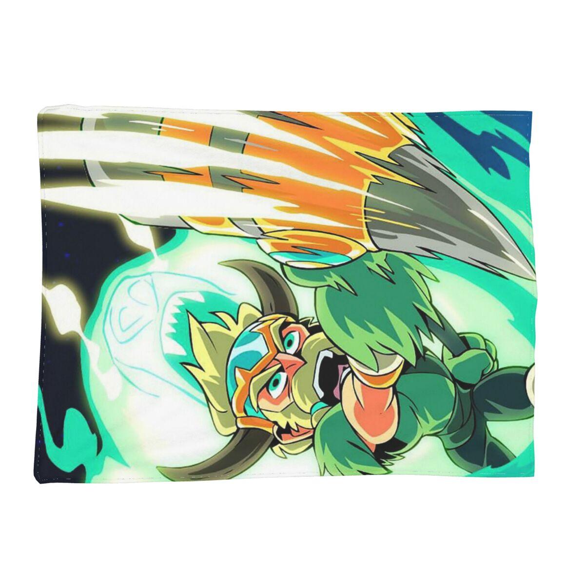 The Brawlhalla Family Blanket Soft Warm Flannel Throw Blanket Bedding for Bed Living room Picnic Travel Home Sofa Size: 75*100cm, Weight: 230 GSM