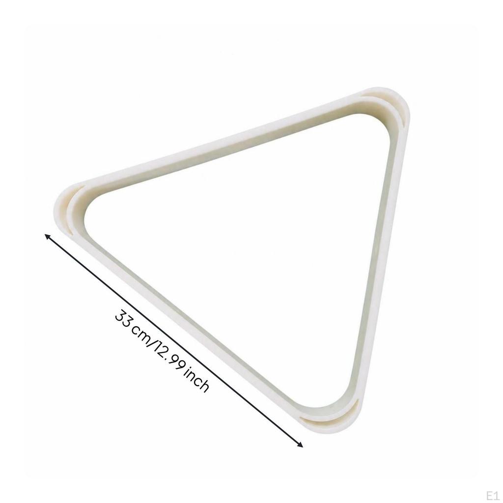 Smooth Ball Triangle | Heavy-Duty Construction, Billiard Rack Frame,