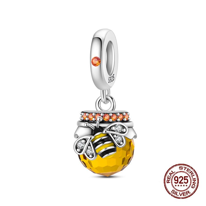 Charms Copper Squirrel Maple Leaf Honey Autumn Charms Beads Fit Original Bracelets Bangle Necklace Fine Diy Jewelry