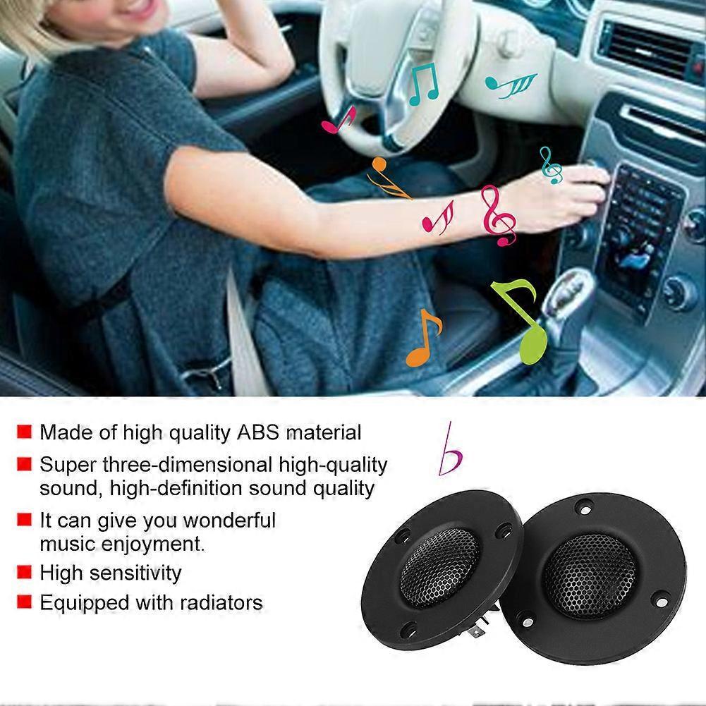 2Pcs 25-core 25W B7 Pure Silk Film Magnet Dome Tweeter Treble Speaker Loudspeaker Diaphragm