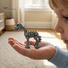 Modern Aesthetic Room Decor 3D Printed Horse Skeleton Figurines, Articulated Ornaments, Movable Joints Creative Desk Toy for Adults Fidgety