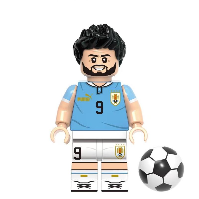 G0103 G0104 G0112 Wereldvoetbalsterren Bouwstenen Minifiguren Set Voetballers Bouwstenen Actiefiguren Model Speelgoed Verjaardagscadeau