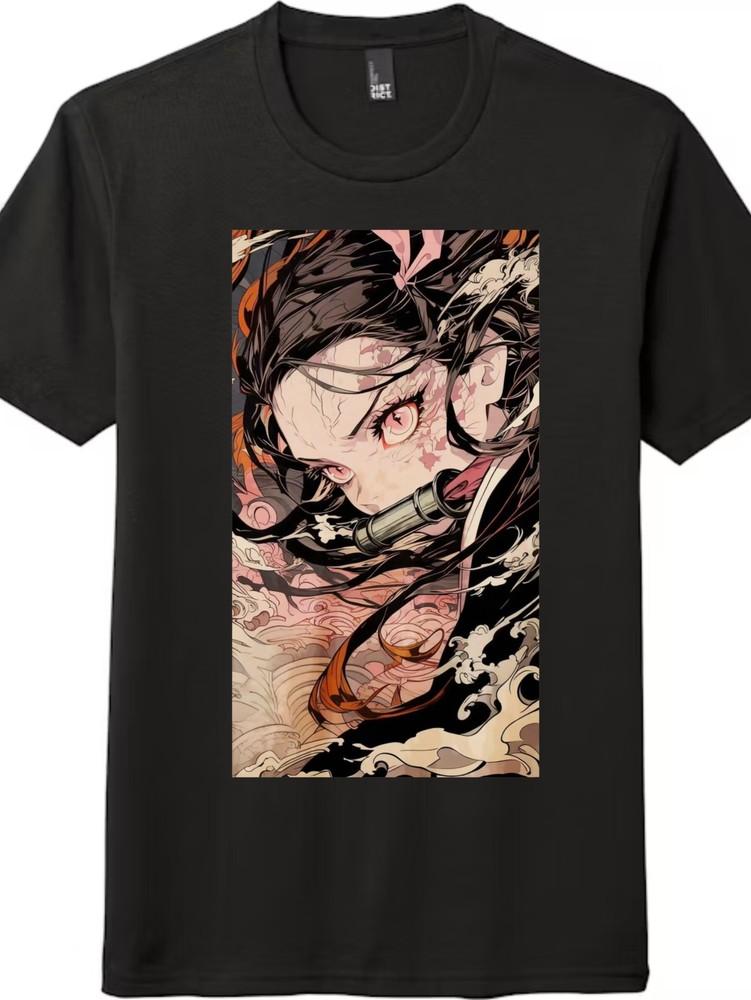 

Demon Slayer Nezuko Anime Graphic T-Shirt|Japanese Style Kimetsu No Yaiba Tee 3XL