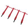 4PCS Valve Cover T Bar 1 4in 20 Red Aluminum Valve Cover Wing Nut Replacement for Chevy V8 1955 1986