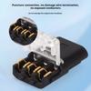 10/20/30/50Pcs Wire Plug-in Connector with Locking Buckle Low Voltage Wire Quick Connector Quick-Clip Fasteners Multi-Purpose Snap-On Blocks