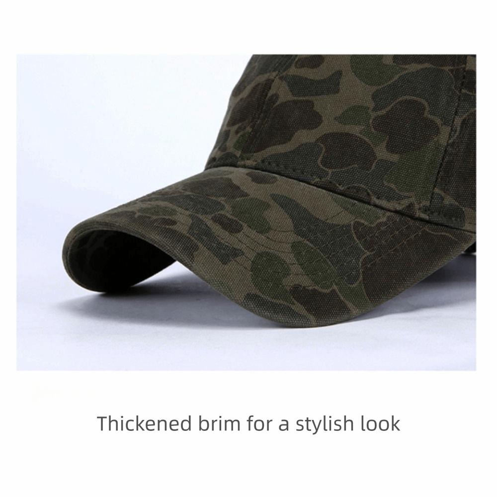 Breathable Camouflage Baseball Cap Curved Brim Outdoor Sports Sun Hat For Man Women Unisex
