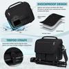 Polyester Crossbody Camera Case Anti Theft Design Padded Compartments Wide Compatibility Crossbody Bag