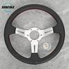 13inch JDM Universal Leather Steering Wheel Modified Car Sports Racing Steering Wheel