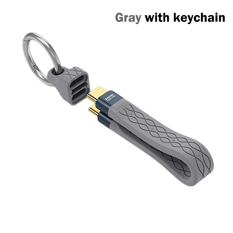 Multifunctional Pd240W Usb 4 40Gbps Fpc Data Cable Type-C Cable Portable Keychain For Phone Tv Laptop Tablet Video Transmission