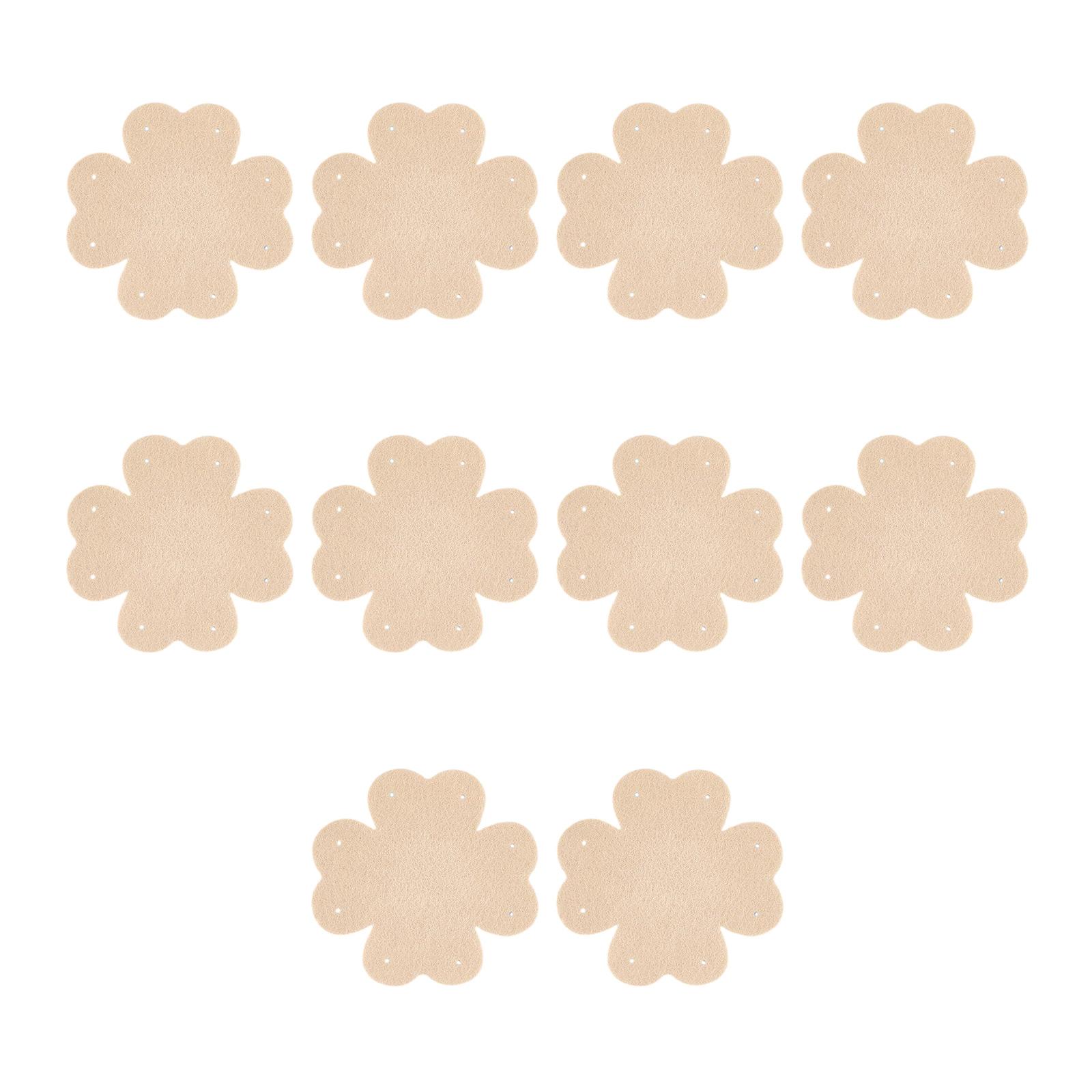 

Pack of 10 Jewelry Display Organizer Felt Pads Travel Storage Pads Felt Texture for Earrings Necklaces and Bracelets