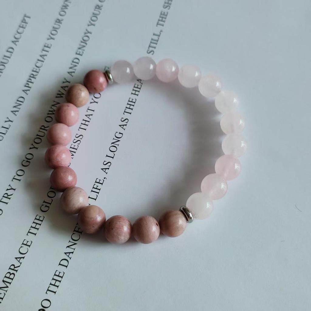 Pink Zebra Crystal Bracelet: Handmade Gift for Birthdays, Mother's Day, Valentine's, Christmas