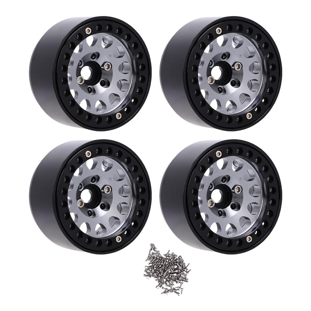 4pcs 1.9 Inch RC Wheel Hub RC Accessories Aluminum Alloy Wheel Hub for 1/10 RC Crawler Car