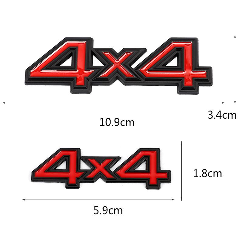 4X4 4WD Logo Car Sticker Trim Front Hood Grille Emblem Badge DecalsVehicle Parts & Accessories, Car Tuning & Styling, Body & Exterior Styling!