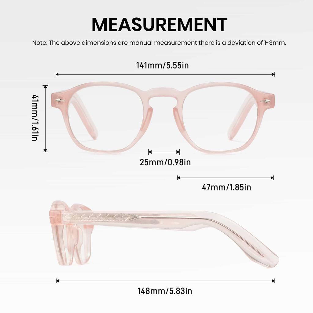 Magic Glasses Photochromic Glasses Frame and Lenses Change Color Blue Light Protection Use Suits for Mountain Stylish Light Pink To Glass Green