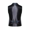 Men's Paisley Victorian Vest Steampunk Waistcoat Slim Fit Fitted Collar Formal Casual Retro Elegant Custom