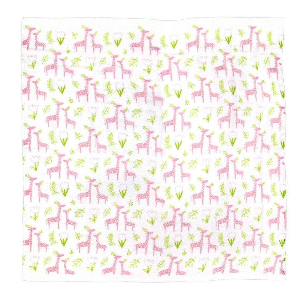 

Ornet Hug Me OG Swaddle тройное марлевое одеяло жираф розовый OGHW0816PK