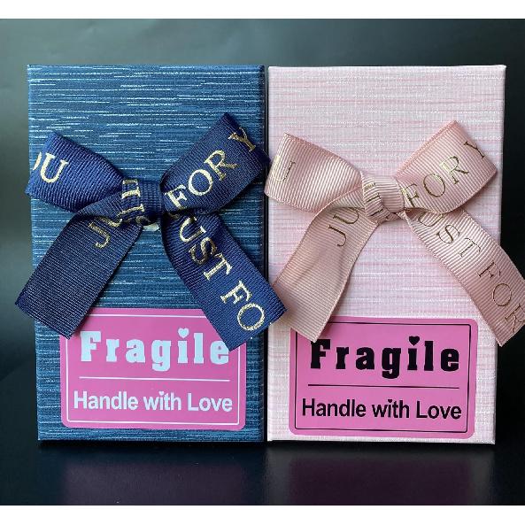 MeshaKippa 2x3 200pcs Cute Fragile Stickers for Shipping Box, Personal Mailing, Girls Bags
