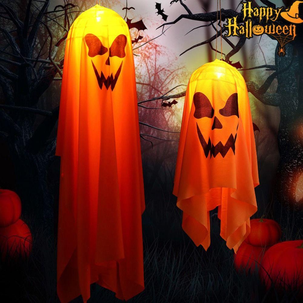 Wind Tunnel Ghost LED Pendant Luminous Halloween Pendant Lights  Venue Layout Props