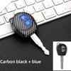 2 Button Remote Carbon Abs Key Case For Suzuki Sx4 Swift Grand Vitara Liana Keychain Cover Car Accessories