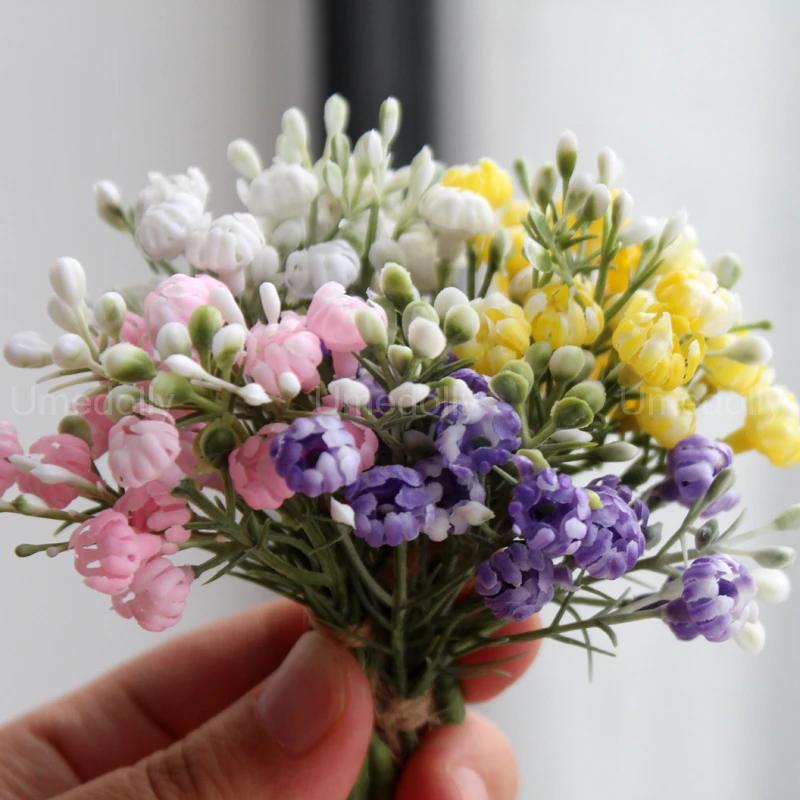 1/6 Scale Mini House Decoration Miniature Dollhouse Glass Flower Vase for BJD Blyth Doll Accessories Toy