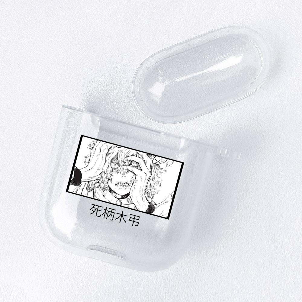 Anime My Hero Academia Figurer Gjennomsiktig Airpods-deksel for Funda Airpods 2/1 Deksel Boku No Hero Academia Mykt TPU-deksel Coque