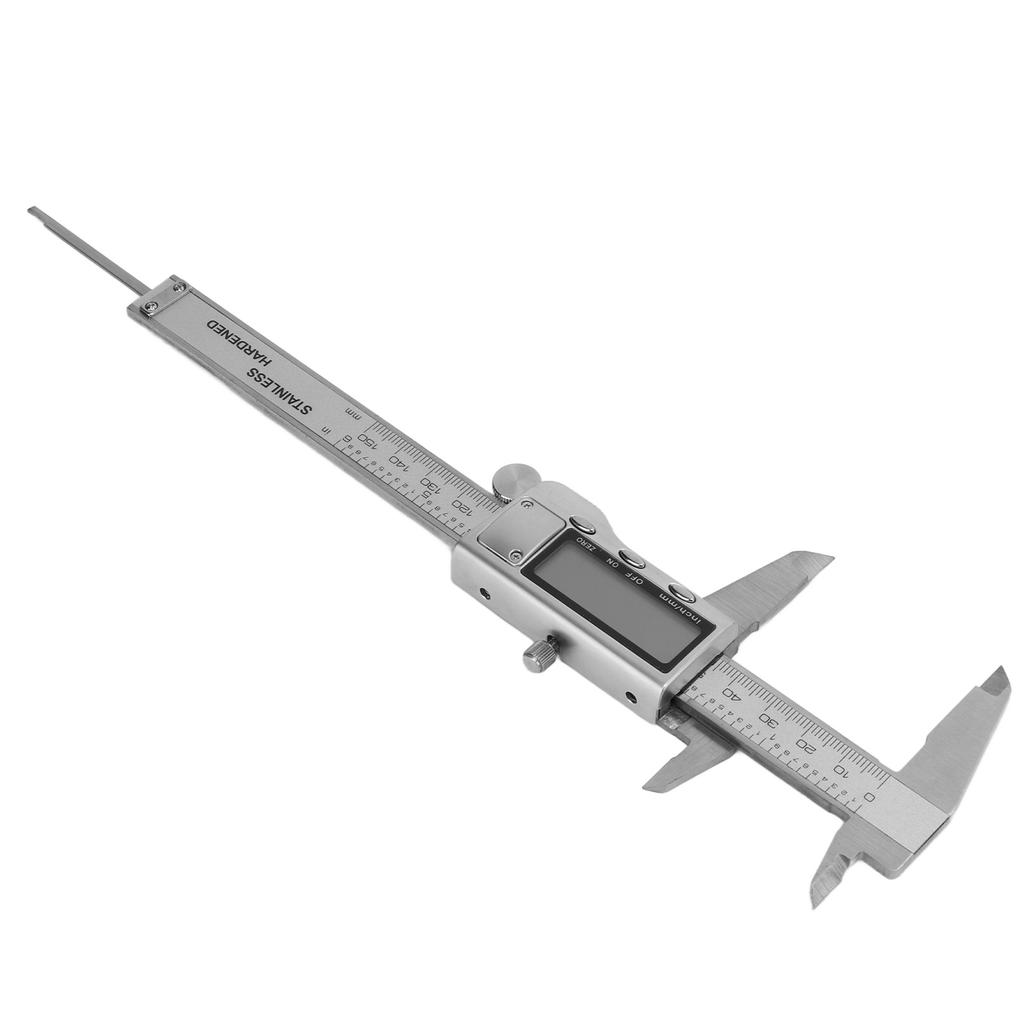 Digitaler Messschieber Edelstahl 0 bis 150 mm Hohe Genauigkeit Elektronisches Messwerkzeug