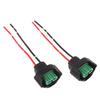 2Pcs H11 Female Connector Adapter Wiring Harness Socket Car Cable Plug Adapter for Foglight Head Light.