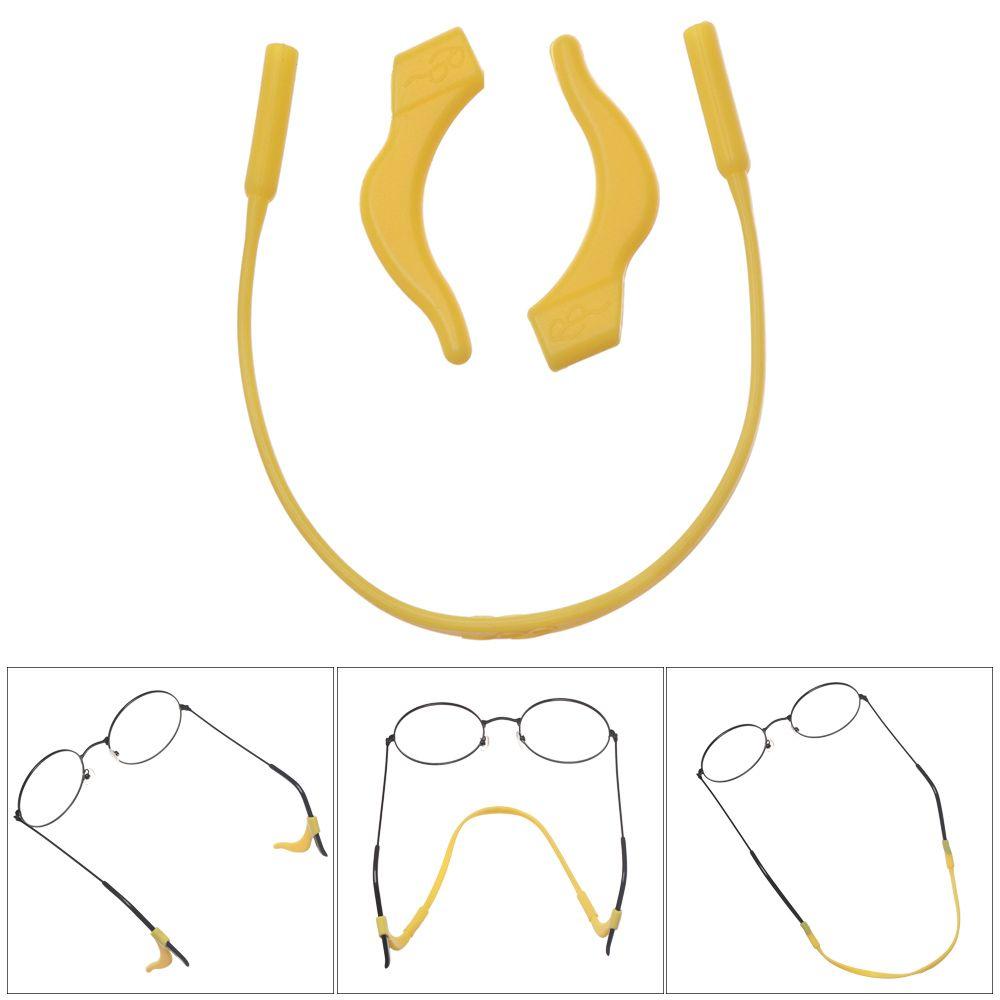Top Elegent Eyewear Accessories Sports Eyeglass Lanyard Silicone Glasses Chain Ear Hooks Glasses Strap