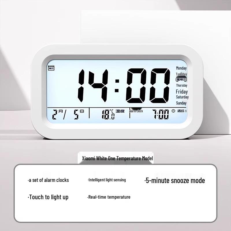 

Smart Desktop Alarm Clock: Powerful Wake-Up for Students