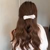 Beaded Bow Satin Banana Hair Clips At The Back of The Head for Updo Hair, Ponytail Hair Clips, Head Ornaments, Hair Accessories