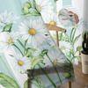 Summer Flowers Daisies Ακουαρέλα Παράθυρο Τούλι Κουρτίνες για Σαλόνι Κουζίνα Μοντέρνες Περιποιήσεις Παραθύρων Κουρτίνες Voile