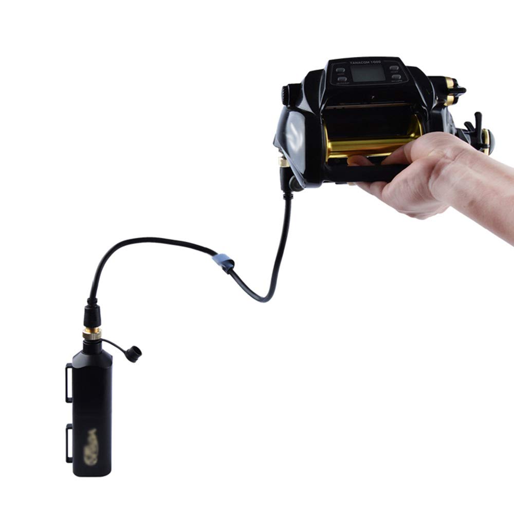 Conversion Cable for Daiwa and Shimano To To Compatible Replacement Power Cord for Electric Reels To 6-Type BM, 2-Core 6-Core, 2-Hole 6-Hole, Cable,