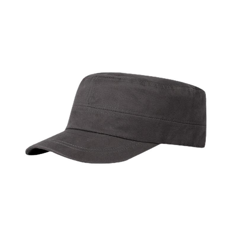 Peaked Cap Men's Spring Summer Autumn Baseball Visor Flat Top Hat Military Training Sun Hat Outdoor Travel Tide