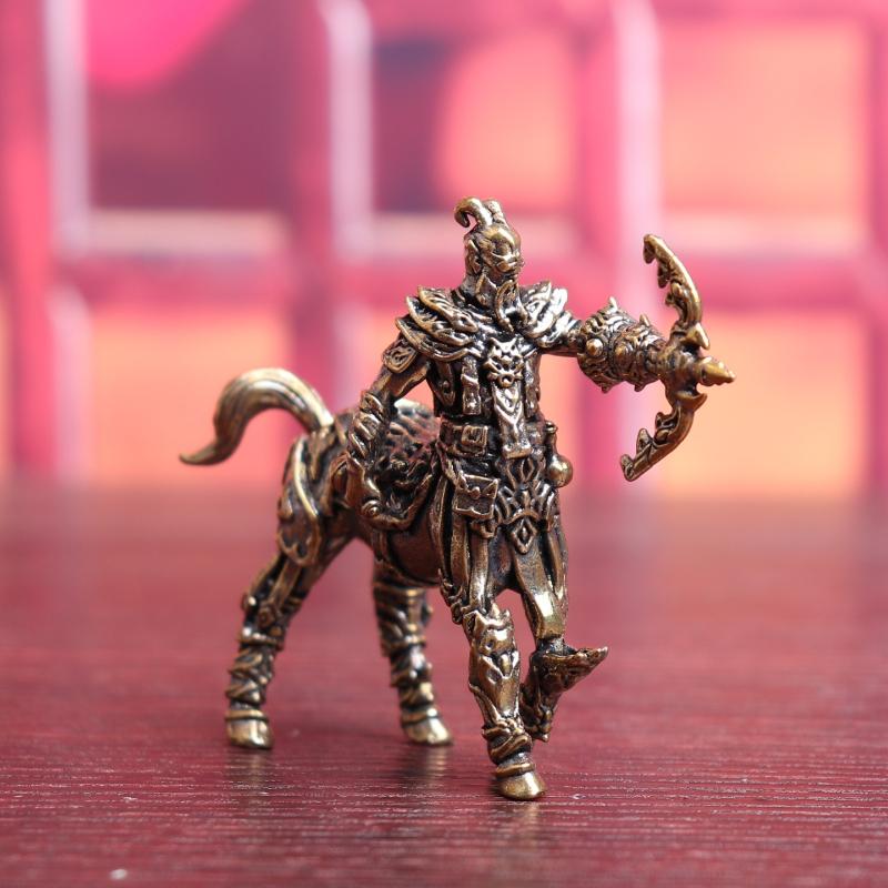 Brass Material Centaur Horse Tail Ornament Craft Sagittarius Decoration Office Decoration