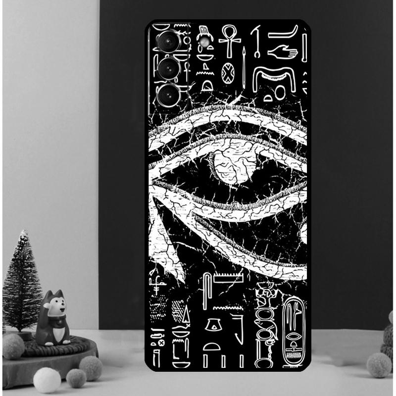 Sacred Eye of Horus Egypt Fresco Case For Samsung Galaxy S26 S25 Ultra S23 S20 FE S21 S22 S24 Plus S10 S25 FE Cover Funda