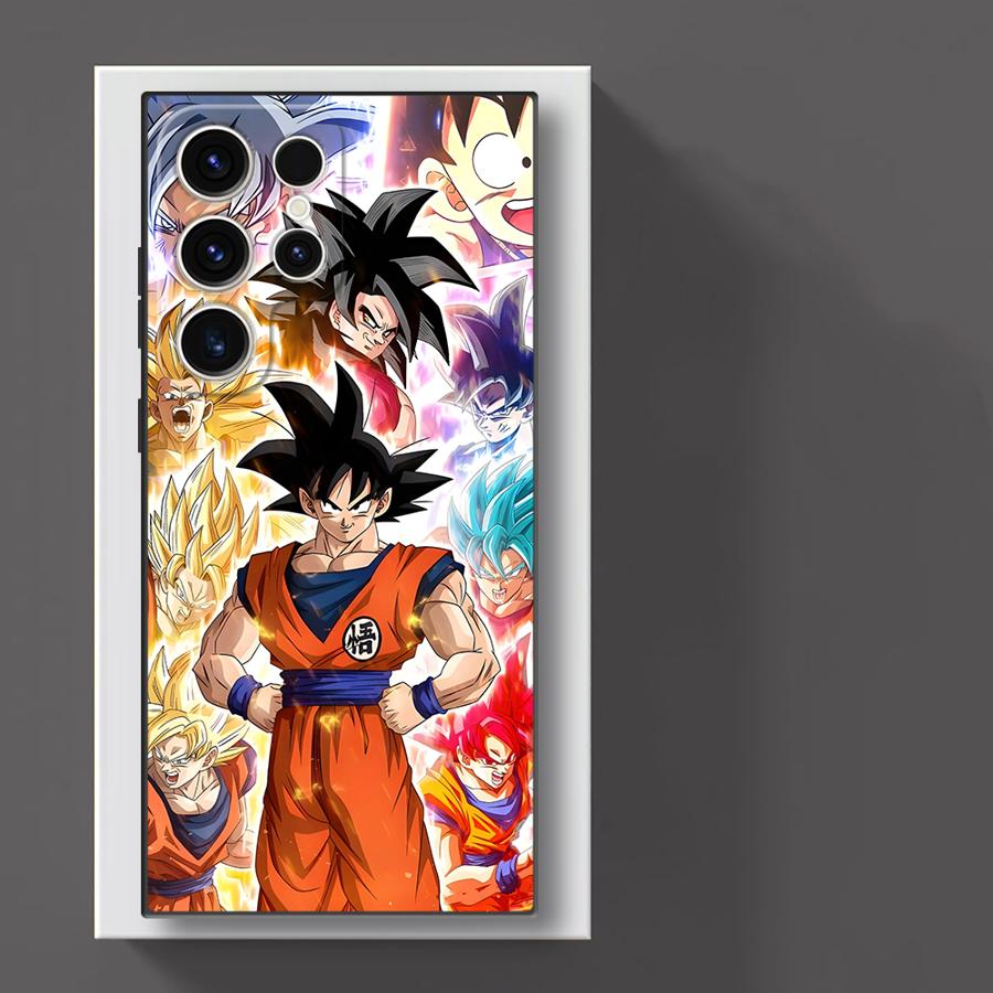 Case for Samsung Galaxy S26 S25 Ultra S24 Plus Note 20 Ultra 8 9 10 S10 S9 S23 S21 FE S20 Funda Phone Cover Dragon Ball Goku