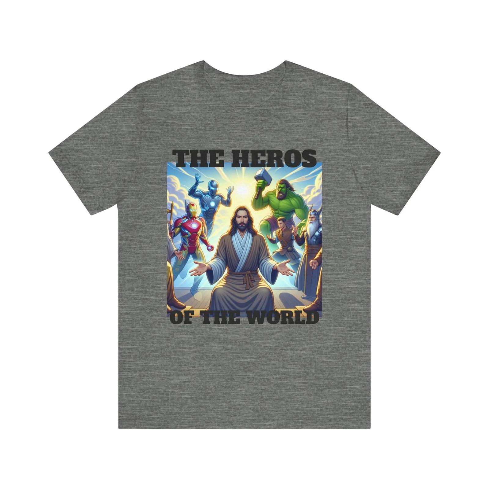 Jesus the Ultimate Superhero Children s Children s T  Children s T-shirt, Faith & Hero Graphic Tee 100