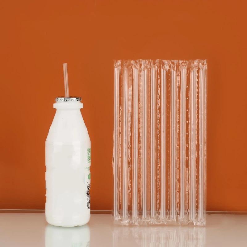 100 Stück Plastikstrohhalme Einweg Transparent Spitze Dünne Trinkhalme Küchenzubehör Zum Trinken von Kaffee Saft Milch