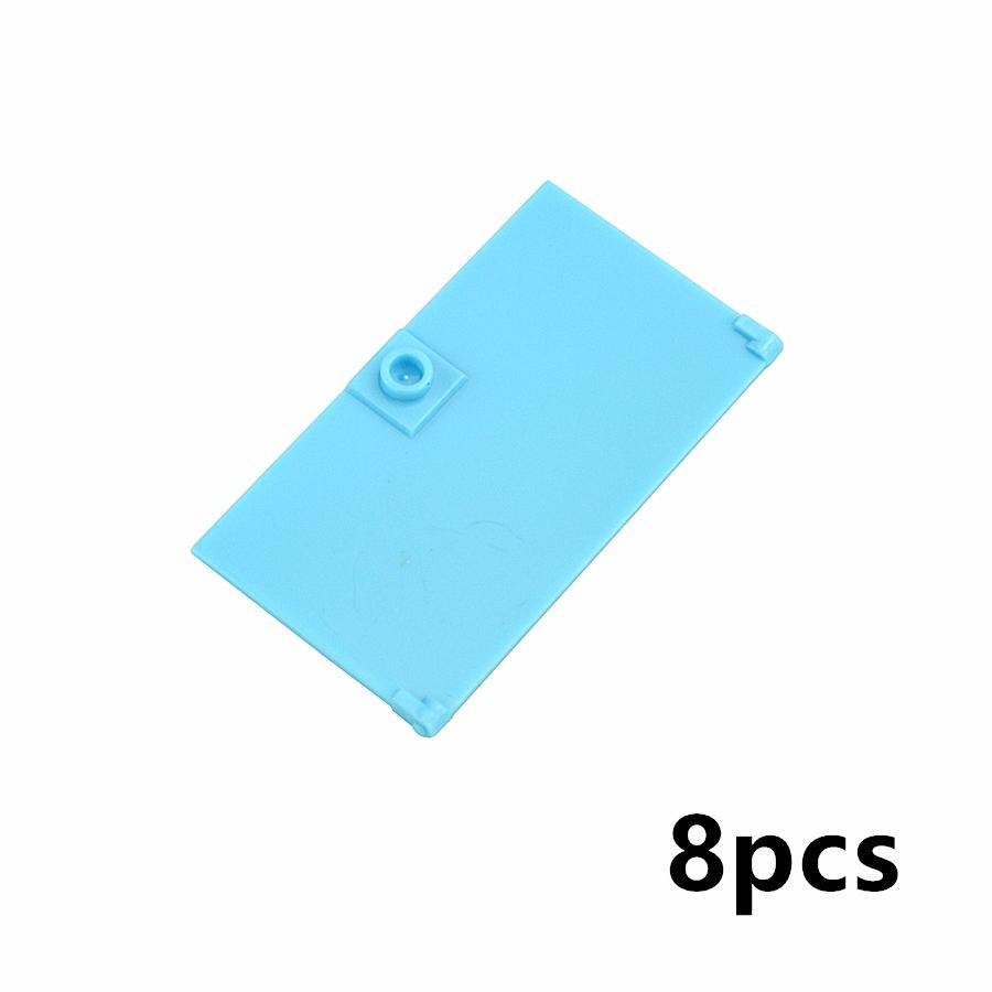 City Window Building Up Cubes Custom Build House Door Frame Glass Bricks Parts Fits 60594 60616 60621 60596 MOC Educational Tool Parts Fo